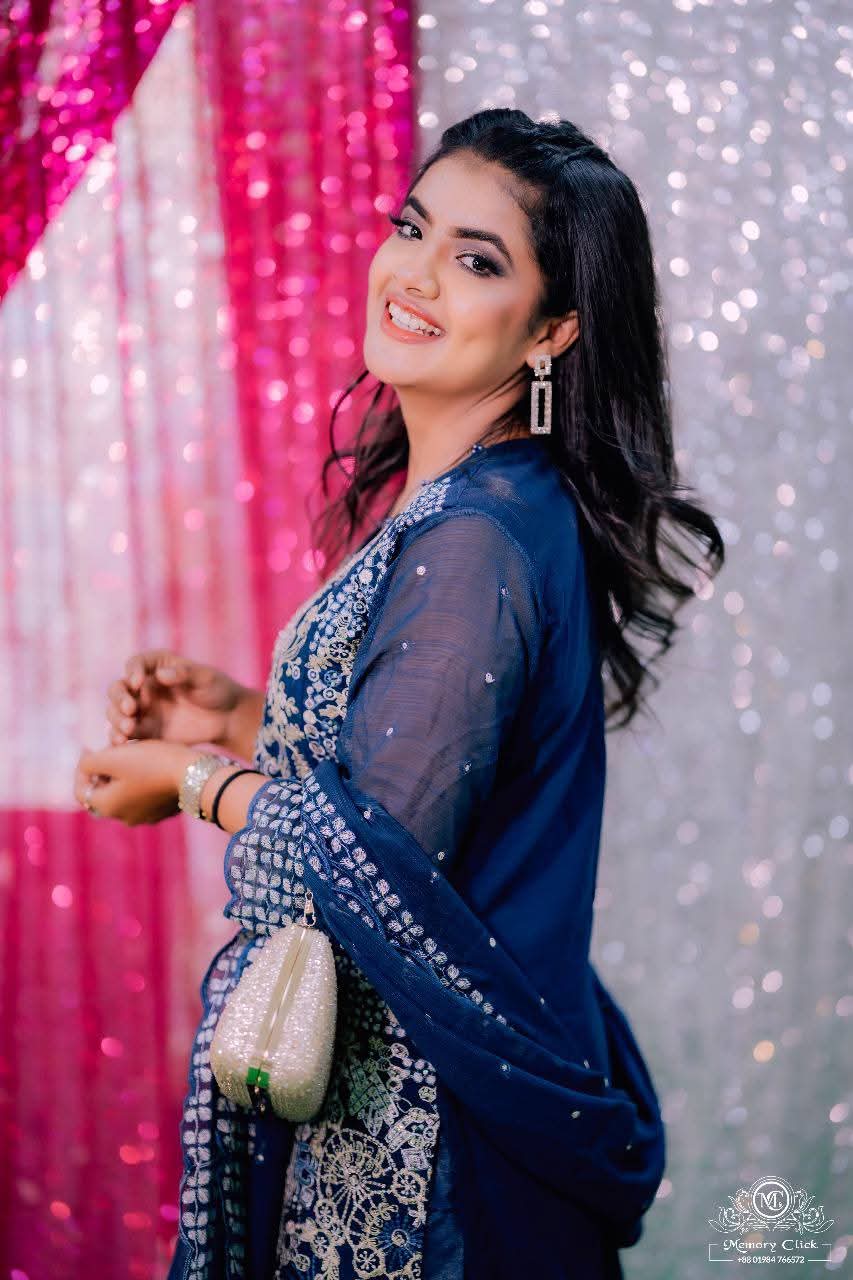 Prety Chowdhury — sapphire evening glow